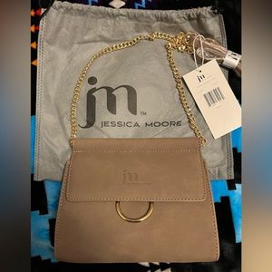 Jessica Moore Fawn Suede SM
Crossbody Handbag Purse JM.